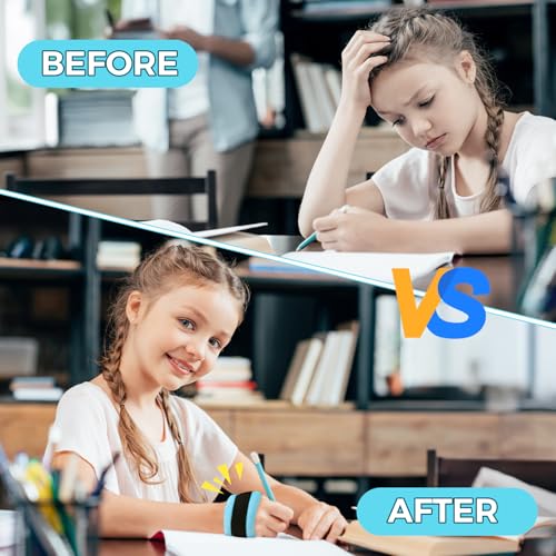 Two Pack Weighted Handwriting Aid for Children with SPD ADHD, Autism and Special Needs, Sensory Hand Weight for Kids Writing Aid,Hand, Deep Pressure Input for Hand Tremors and Fine Motor Skills - Image 6