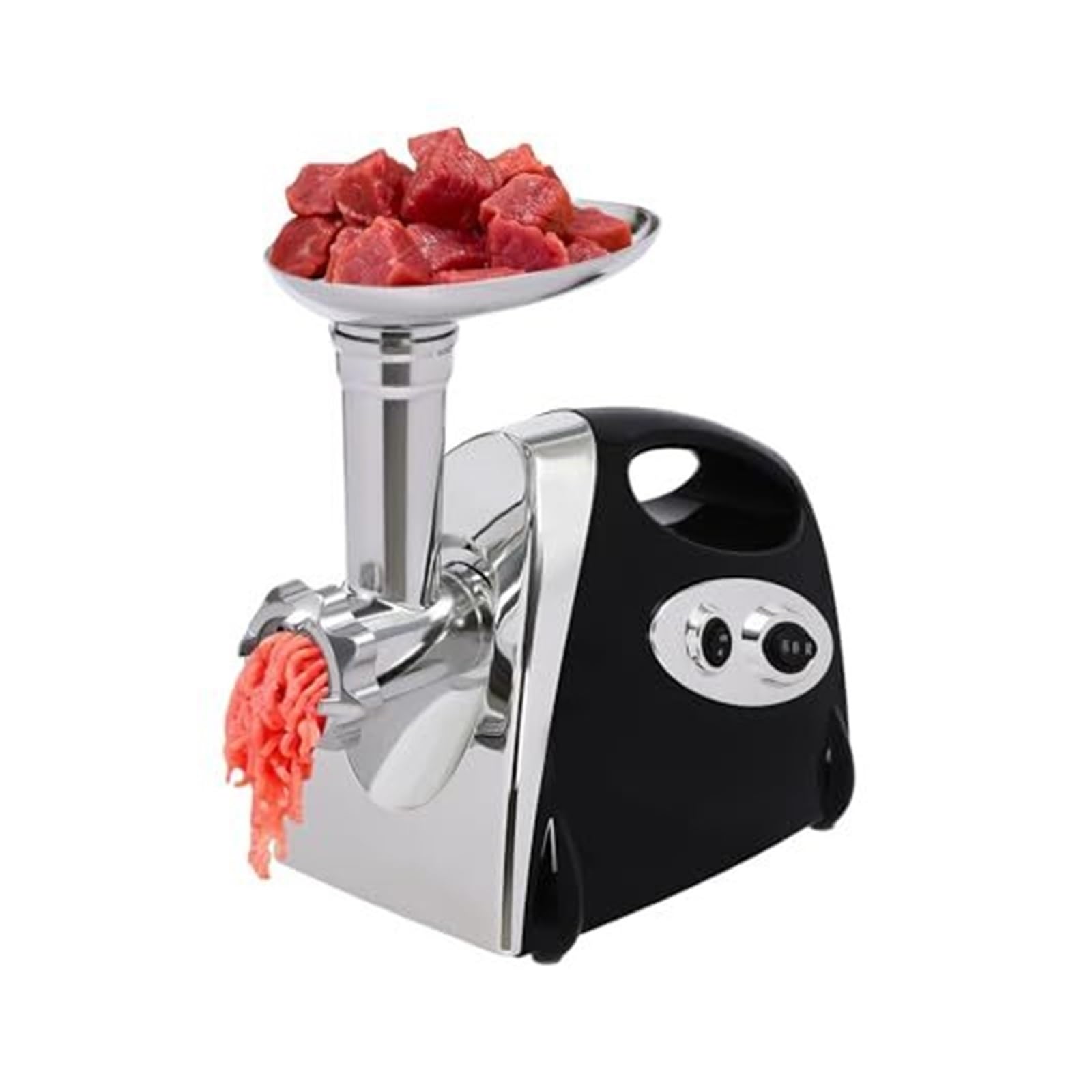 Hachoir à viande électrique et machine à saucisses, lames en acier inoxydable de 800 W pour un traitement facile et rapide de la viande dans les cuisines et les restaurants à domicile