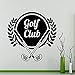 Produktbild Wandaufkleber Abziehbilder Golf Club Logo Freizeit Sport Golf Kunst Tür Fenster Gym Innendekoration Wasserdichte Tapete 42X42Cm