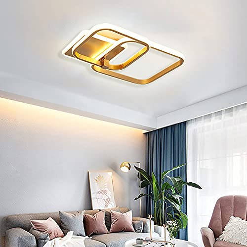 Becailyer Modern LED Ceiling Light, 50W Flush Mount Ceiling Lamp