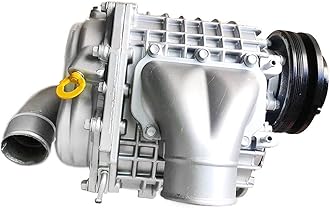 Universal Supercharger Compressor Booster Turbine For 2.0-3.5L Car SUV Roots Aluminum For Cherokee TOYOTA Previa Buick GL8 HOVER