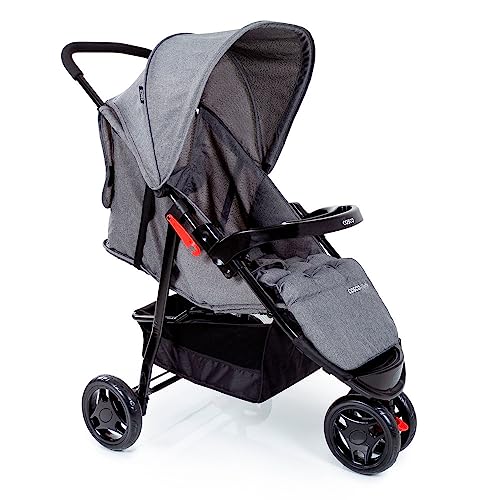Cosco Kids, Carrinho de Bebê Toffy, Cinza Mescla