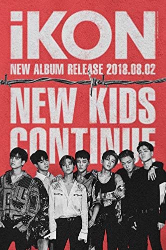 Miniatura 3 de iKON - Nuevos niños continúa Álbum Blue Ver CD+88p PhotoBook+1p Postal de acordeón+1p PhotoCard K-POP sellado