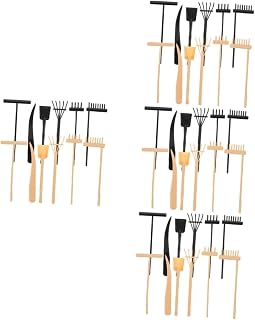 BESTOYARD Zen Garden Sand Zen Sand Garden 4 Sets Zen Sand Table Rake Plastic Playes Miniature Tools Decorating Tools Sandbox Mini Zen Garden Sand Tray Miniatures Rake