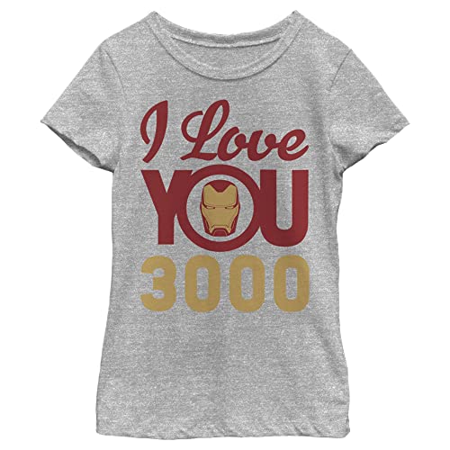 T-shirt Marvel Little Big 3000 manches courtes fille violet en coton pour enfant de 4 à 8 ans