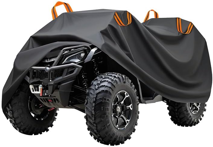 ATV Cover for CFMoto CForce 520L 2020–2025, Full Coverage Heavy Duty 4 Wheeler Quad Protection Outdoor Storage Cover, Durable Oxford Cloth All Weather Quad Cover