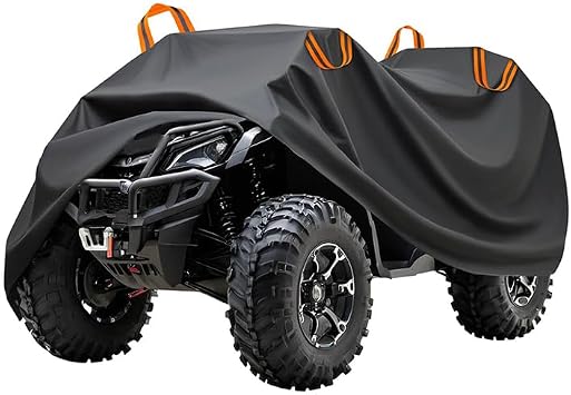 ATV Cover for Kayo Bull 200 20192025, Full Coverage Heavy Duty 4 Wheeler Quad Protection Outdoor Storage Cover, Durable Oxford Cloth All Weather Quad Cover