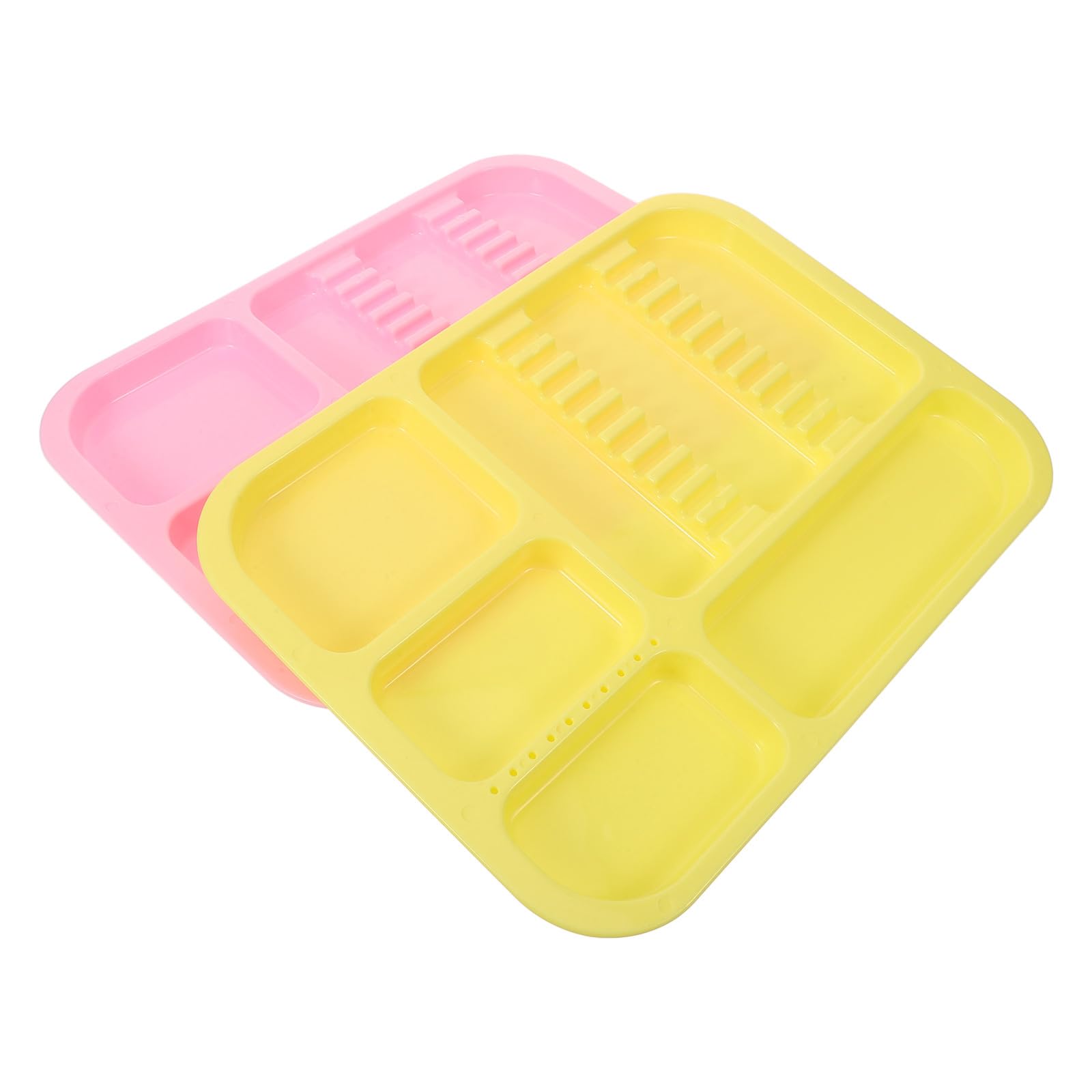 Plateau compartimenté pour instruments dentaires portable Toddmomy en plastique