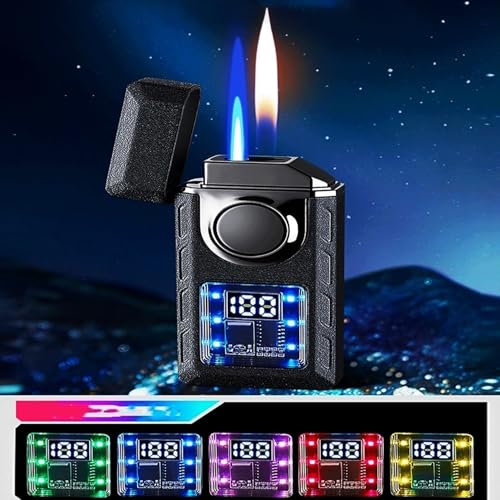 Encendedor recargable de butano portátil con llama ajustable miniatura 5