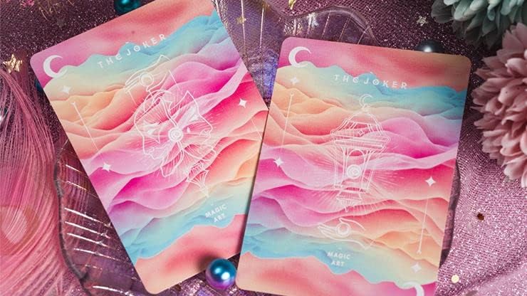 Murphy's Magic Supplies, Inc. Solokid Rainbow Dream (Red Pink) Playing Cards by Solokid Playing Card Co.