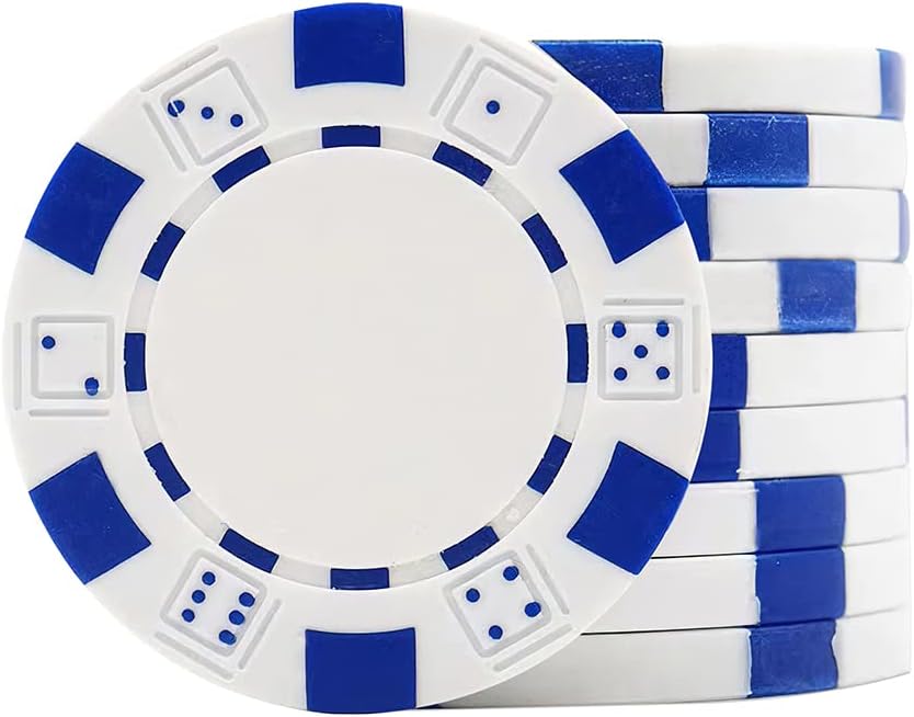 11.5 Gram Bulk Chip Accessories, 10 Pcs Professional Poker Chip, Casino Poker Chips,Clay Composite Casino Poker Chips for Casino Card Games Texas Holdem
