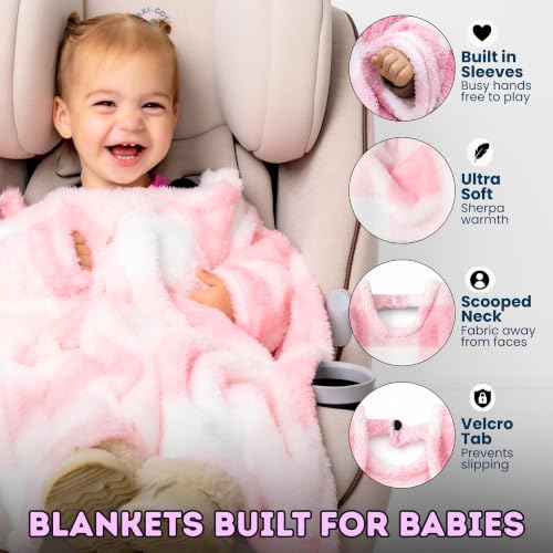 Image of Buckle Me Baby Cozy Car Seat Blanket -Wearable Car Seat Blankets for Babies