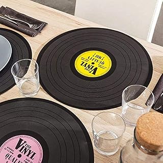 Vinyl 145088 Record Placemat 39 cm Pack of 4