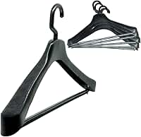 Kit 15 Cabides Com Gancho Giratório Para Terno Casacos Camisas E Calças