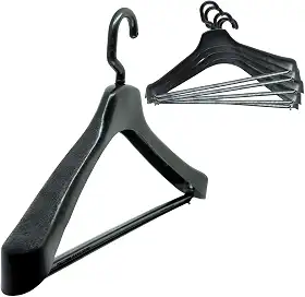 Kit 15 Cabides Com Gancho Giratório Para Terno Casacos Camisas E Calças