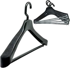 Kit 15 Cabides Com Gancho Giratório Para Terno Casacos Camisas E Calças