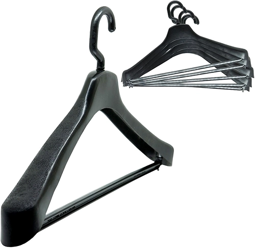 Kit 15 Cabides Com Gancho Giratório Para Terno Casacos Camisas E Calças