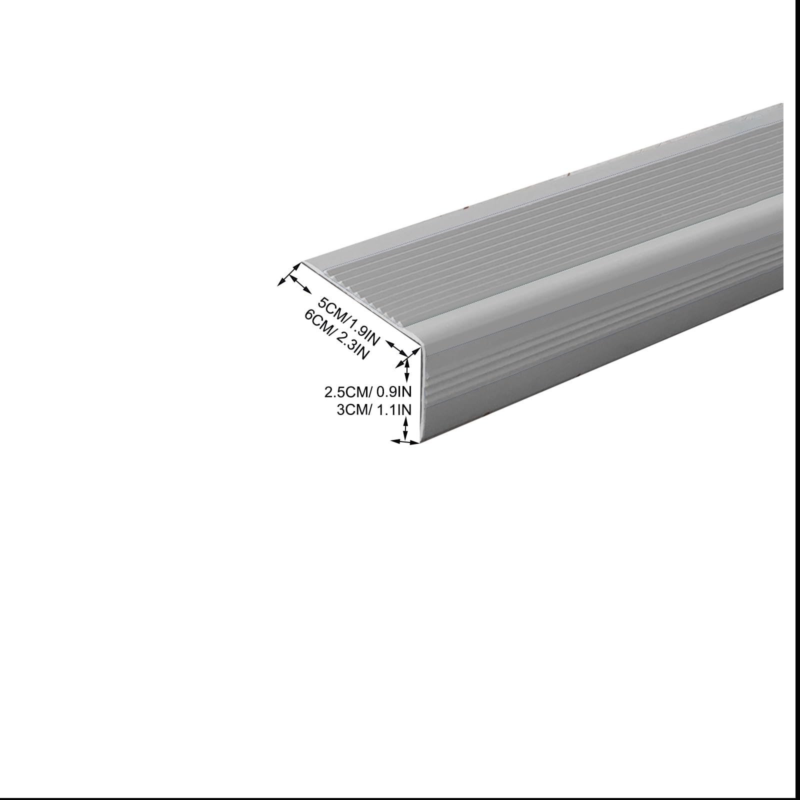 Strisce Antiscivolo per scale esterne, Tappetini Antiscivolo Sicurezza nastro antiscivolo, facili da pulire e infrangibili, perfetto per animali domestici e anziani(Blue,6 * 3CM/2.3 * 1.1IN)