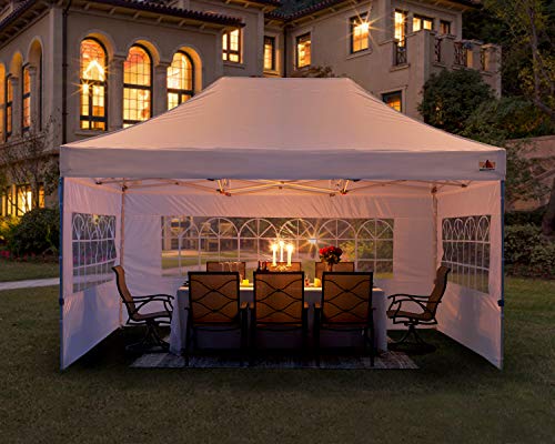 Image of ABCCANOPY Pop up Canopy Tent with Elegant Church Window 10x15,Gray