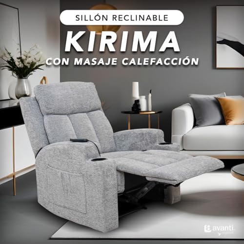 Review de Reclinable electrico de tela que puedes comprar esta semana. 12 Imagen adicional