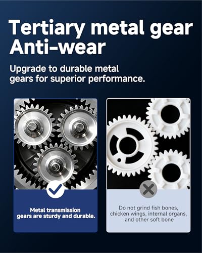 Image of Electric Meat Grinder,3000 Max Heavy Duty Stainless Steel Meat Mincer with 2 Blades,3 Grinding Plates,3 Sausage Stuffer Tubes & Kubbe Kit for Home & Kitchen Using