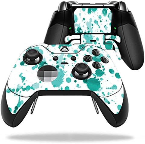 MightySkins Skin compatible con el controlador Microsoft Xbox One Elite, color verde azulado, cubierta protectora, duradera y única, fácil de