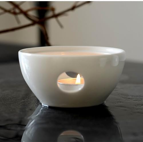 Miniatura 6 de White Bone - Juego de sake de cerámica con 4 tazas de licores destilados, calentador de vino o jarra fría