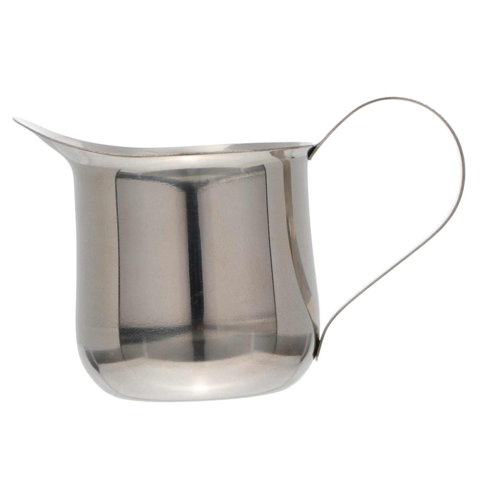 OUNONA 1Pc Frothing Pitcher Sturdy Container for Latte Art Convenient Milk Frother for Home Shop Use Smooth Modern Design with Rounded Spout