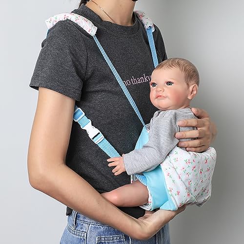 image for SCOM Baby Doll Carrier for Girls - Front & Back Stuffed Backpack with 