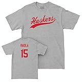 Nil Store Dylan Raiola Nebraska Sport Grey Football Script Tee