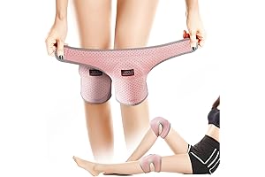 HUEGLO Protective Knee Pads for Dancers, Pink Volleyball Knee Pad for Girls