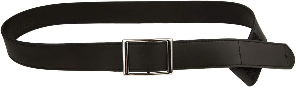 Myself Belts Easy One Hand Adult Belt | Leather & Canvas Styles | Adjustable Hook & Loop Closure with Buckle Included