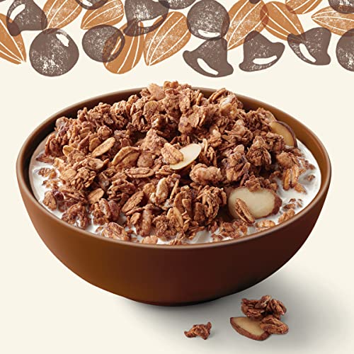 Image of Cascadian Farm Organic Granola, Dark Chocolate Almond Cereal, Resealable Pouch, 11 oz. (Pack of 5)