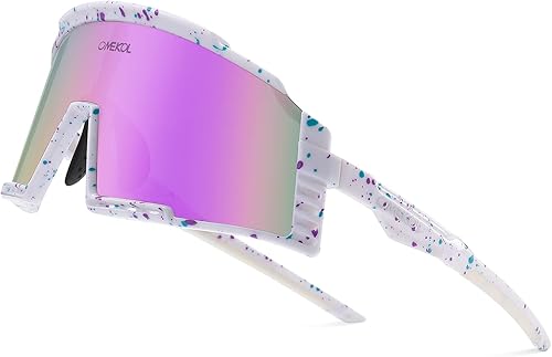 OMEKOL Dos tamaños para adultos y jóvenes, gafas de sol deportivas de béisbol, ciclismo, hombres y mujeres, MTB Bicicletas al aire libre