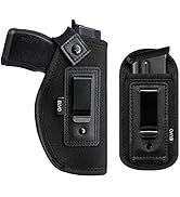 2 Pack Universal IWB Gun Holster for Concealed Carry, Inside The Waistband Pistols Holsters, Fits...