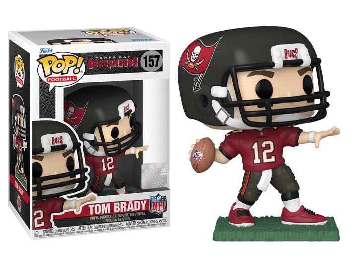 Figura Funko Pop Tom Brady Buccaneers de 3.75 pulgadas en uniforme de local con protector 4