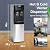 Igloo Bottom Loading Water Cooler – Hot & Cold Dispenser – Black & Stainless Steel, Holds 3 & 5 Gallon Jugs, Child Safety Lock – for Homes, Kitchens, Offices, Dorms