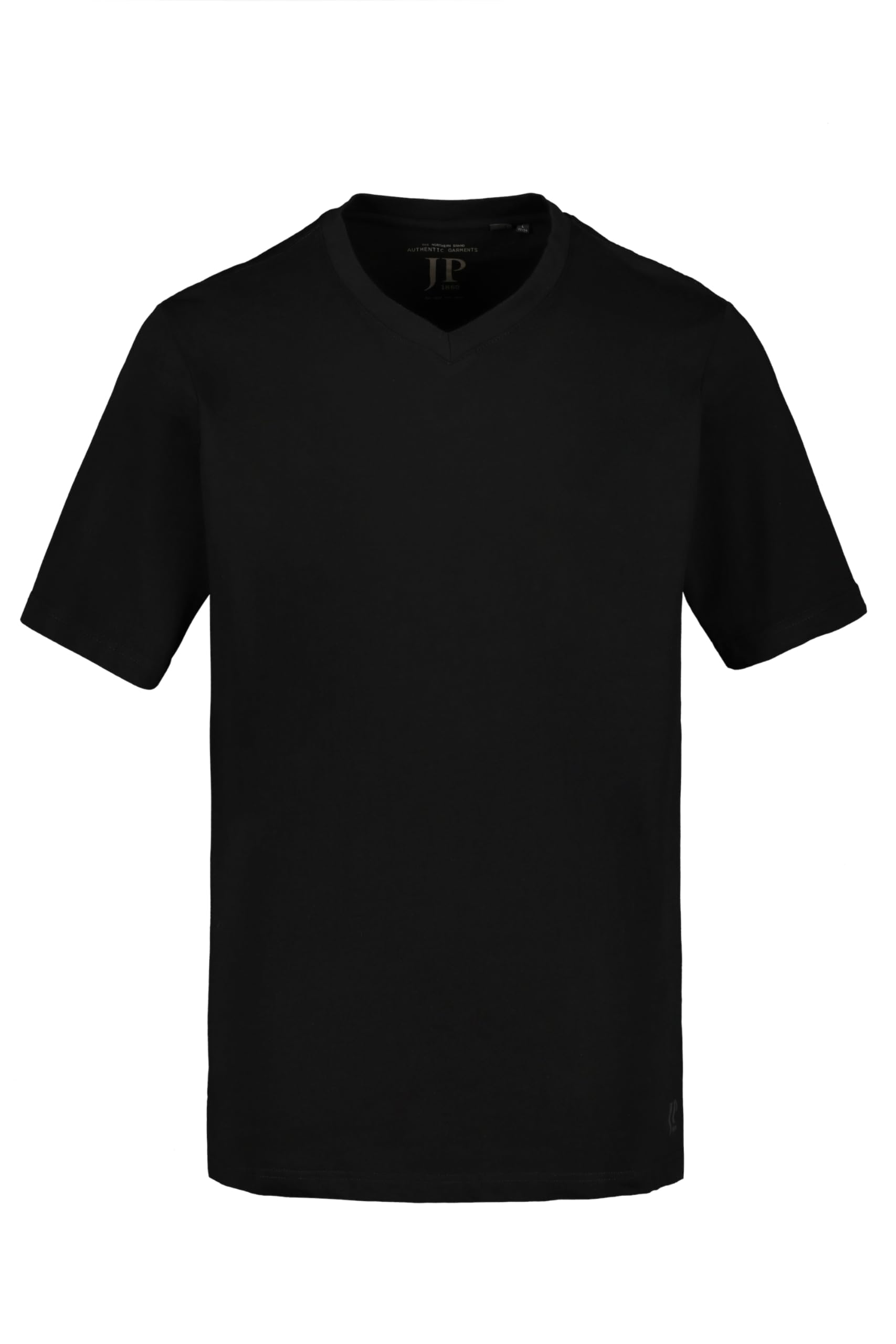 JP 1880 Men's Big & Tall Cotton Rich Basic Tee Black XXX-Large 702415 10-3XL