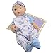 Constructive Playthings 4-Piece Sleeper Set for 12 Inch to 14 Inch Baby Dolls, Machine Washable Pajamas for Dolls, Baby Doll Accessories, Ages 2+
