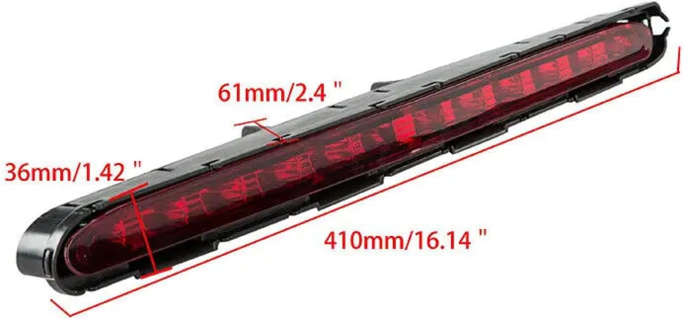YDWZYXP Car rear high brake light third brake light for E Class W211 2003-2009 2118201556 Warning Signal Light Third High Mount Brake Light