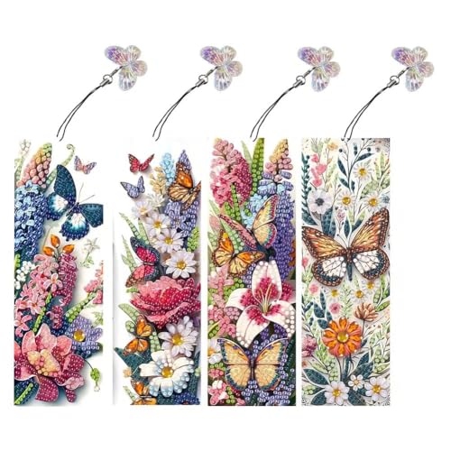 Marque-page peinture diamant 5D pour ne plus corner vos livres