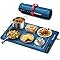 Warming Mat for Food, Silicone Heating Tray with 7 Temperature Settings, Quick Full Surface Heating Pad, Thermochromic Line, Kids Lock, Food Warming Mats for Countertop