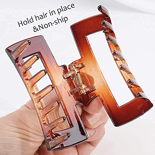Canitor Tortoiseshell Claw Clips for Thin Hair, 3.1-inch Set of 4 — view 5