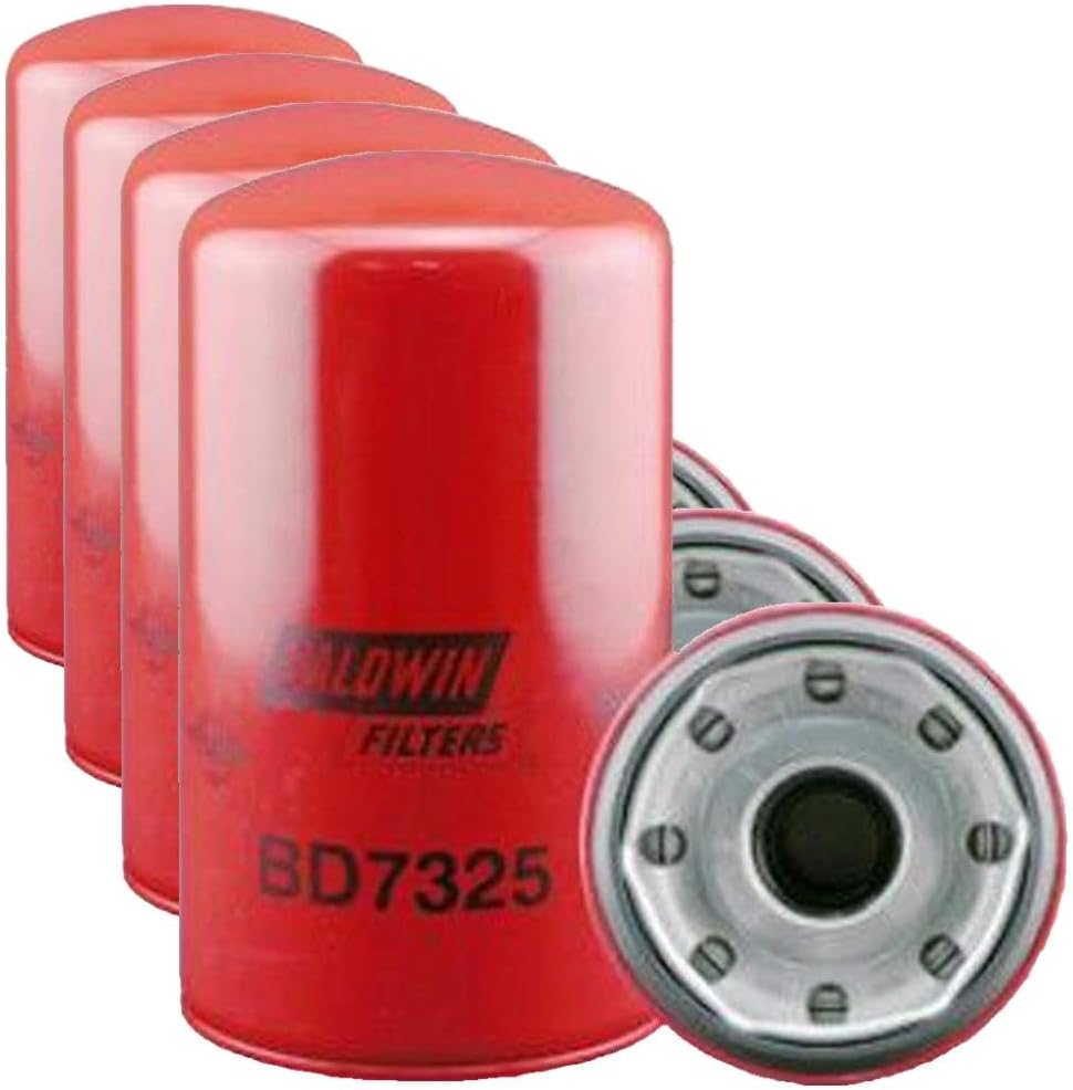 Baldwin BD7325 Dual-Flow Lube Spin-On (Pack of 4)