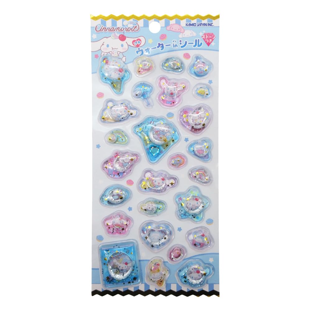 サンリオ　プレミアムシール1シート MDS BtoB |#エムプラン(国内販売のみ） シール キラフチ樹脂盛り