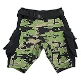 SPYMINNPOO Diving Wetsuit for Men, 2.5mm Shorts Sunscreen Quick Drying Tight Swimming Trunks for Snorkeling Surfing Diving (XL)