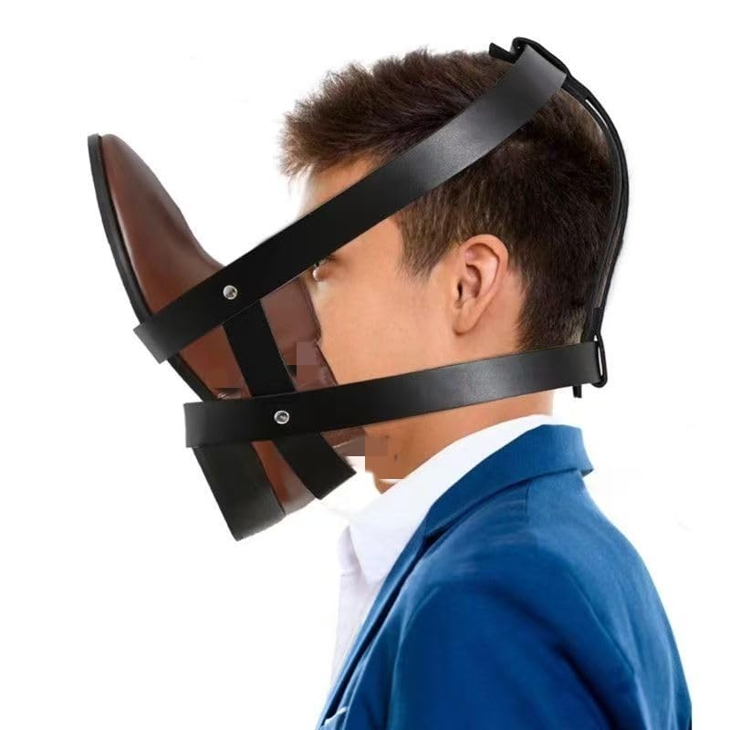 Leather Harness, Adjustable Face Harness Men Fashion Punk Body Harness Face Belt Fashion Clothing Accessories2