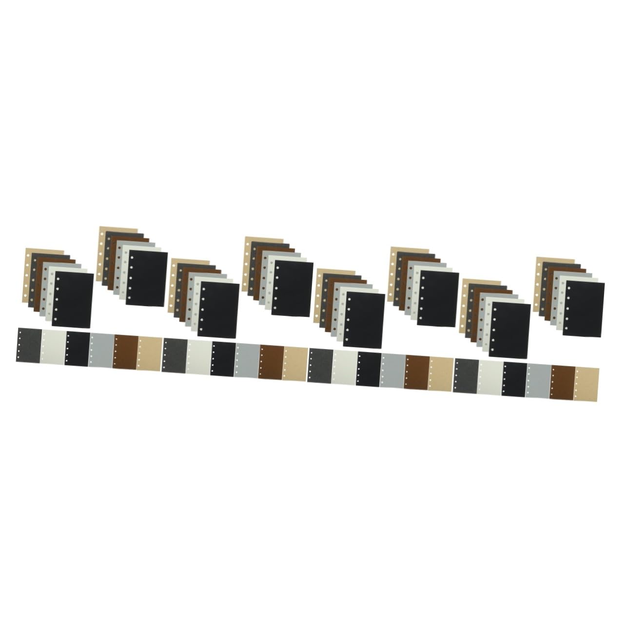 4 Ensembles 4 Ensembles De Papier Supplémentaire À Feuilles Mobiles Cahiers En Papier Cahiers De Remplacement Pour Ordinateurs Portables Insert De Pour 300 pièces * 4