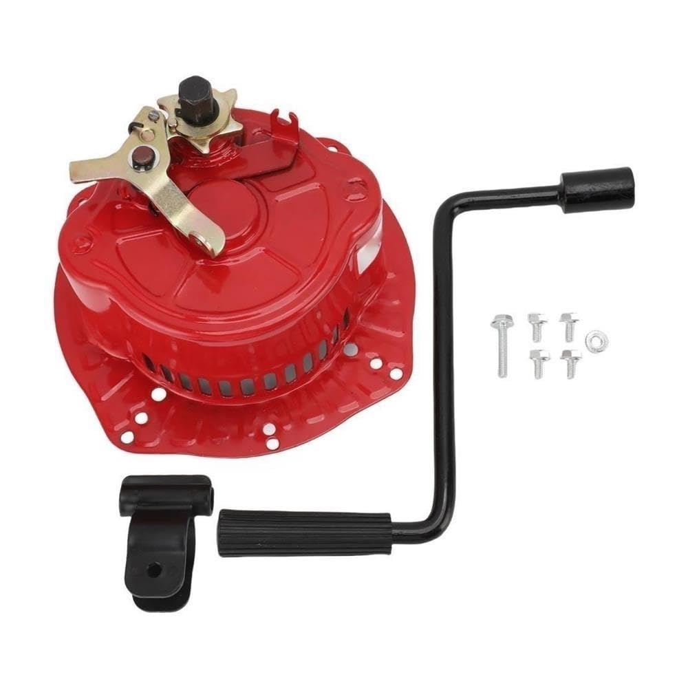 Arrancador de manivela Manual for cortacésped, Mini cultivador, Apto for Conjunto de Arranque 170F 173F 178F 186F 188F 192F 195F