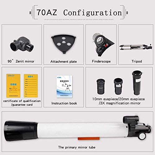 SEESEE.U Astronomisches Refraktor-Teleskop, hochvergrößertes professionelles astronomisches Outdoor-Teleskop 270X… – Bild 7